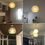 Handmade Modern Art Pendant Lights Bamboo Lamp Restaurant Hotel Rattan