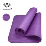 Full Thick Non Slip Workout Mat , Fitness NBR Yoga Mat With High Density