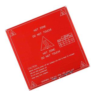 Quality Red 12V 24V MK2b PCB 3D Printer Heating Pad Dual Power Supply wholesale