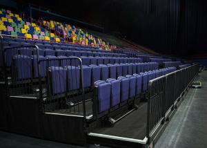 Quality Telescopic Indoor Bleacher Seating / Conference Centers Movable Stadium Seating wholesale