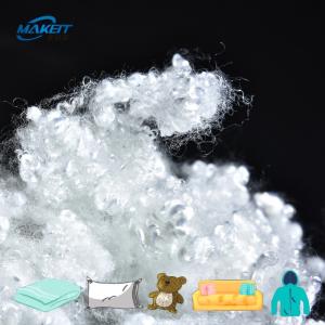 Quality GRS 51mm Mattress Hollow Siliconized Polyester Fibre Excellent Bulkiness wholesale