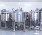 300L Vertical Stainless Steel Oil Storage Tank For Food Cosmetic