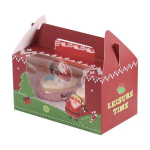 Quality Customized Printed Holiday Bakery Boxes For Christmas Cupcake Pastry wholesale