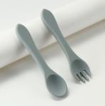 Food Grade Silicone Baby Feeding Spoon Sustainable With Customize Logo