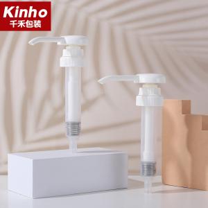 Quality 38/410 38/400 15ml 20ml 30ml Long nozzle food grade Gallon Pump Big Dosage liquid honey juice sauce plastic Syrup pump wholesale