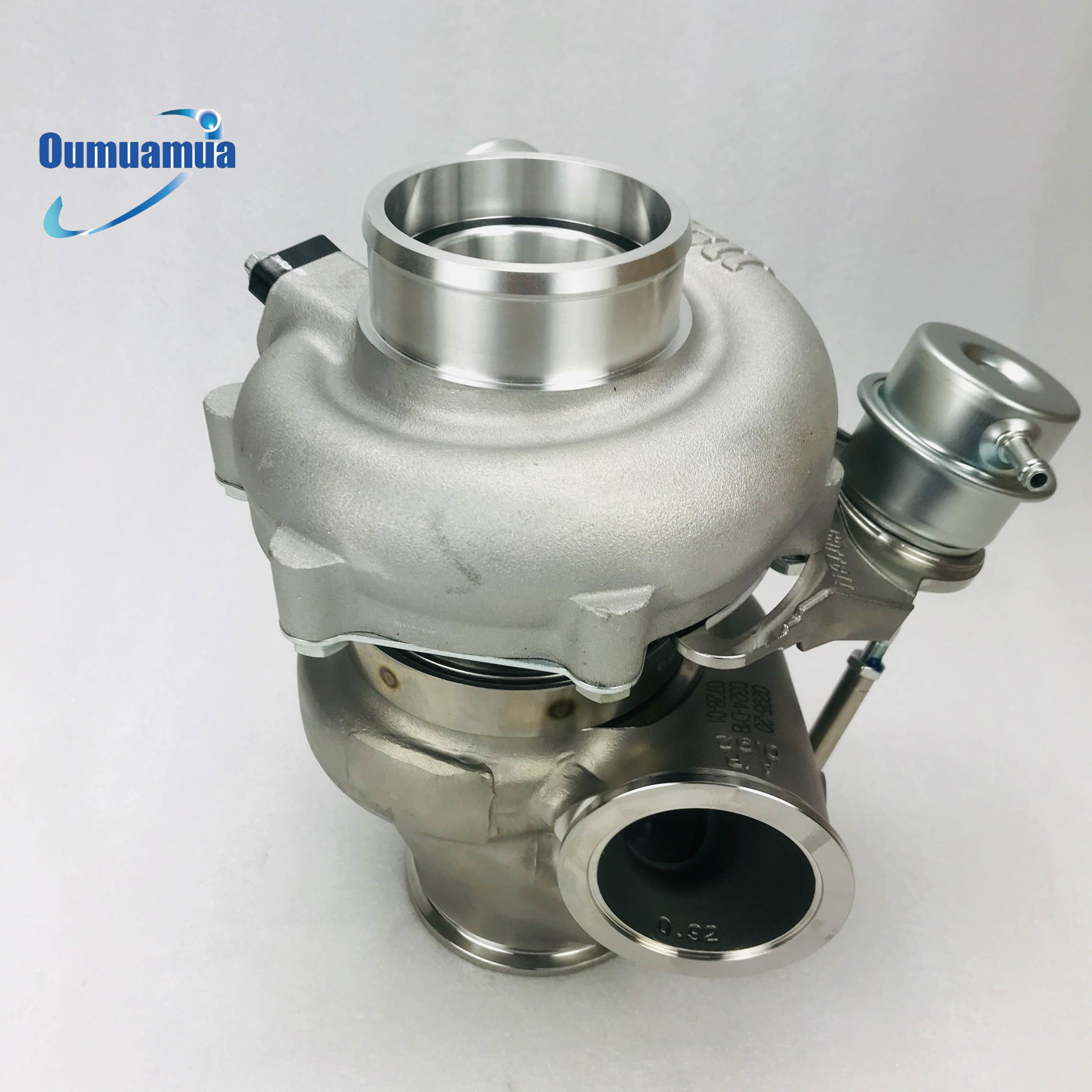 For Garrett G25-550 Reverse Turbocharger O/V V-Band / V-Band 0.92 A/R Internal WG - 877895-5008S G25-550 reverse with valve .92 877895-5008S