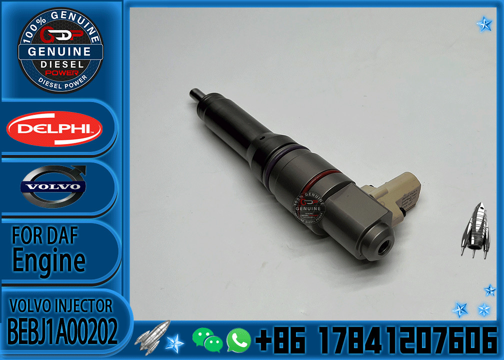 Common Rail Injector 1905001 BEBJ1A05002 BEBJ1A00202 1725282 1905002 BEBJ1D00001 1925657 BEBJ1DO0003 1972591 BEBJ1DO1104