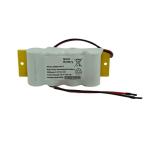 C Size Emergency Light Ni Cd Battery 2500mAh 4.8V Side By Side