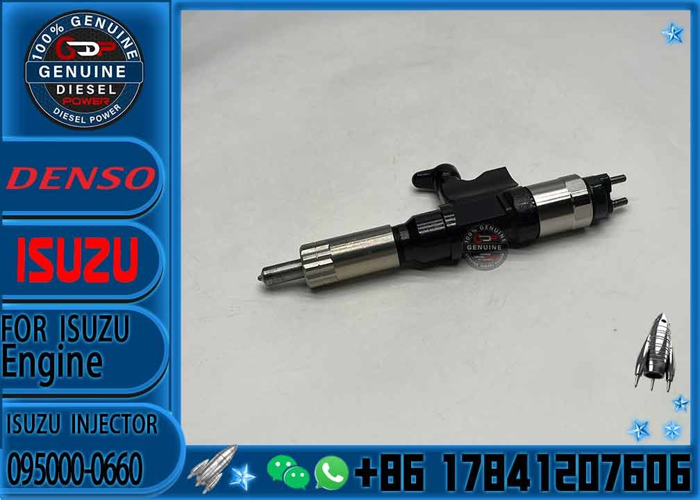 095000-0660 Fuel Injector For Isuzu Excavator 8-98284393-0 095000-5340 095000-5342 095000-5345 095000-5353
