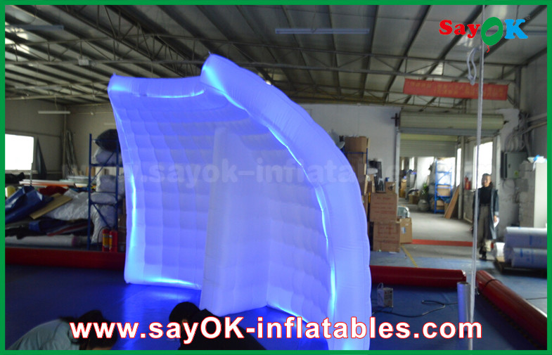 Inflatable Photo Booth Rental 17 Colors Changeable Inflatable Party Photo Booth Wall For Take Picture