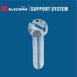 Quality M4 - M12 Slotted Hex Head Cap Screw Galvanised Carbon Steel wholesale
