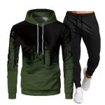 ODM Men Tracksuit Set Sportswear Hooded And Pant Pullover Two Piece