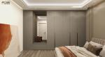 Modern Minimalist Wooden Bedroom Hinge Door Wardrobe High End Nordic Style 2