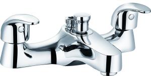 Quality Brass Double Handle Bath Shower Mixer With Ceramic Valve T8062B wholesale