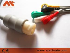 Quality Philips Compatible 5 Lead Snap Direct-Connect ECG Cable - M1736A wholesale