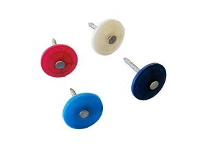Quality 3&quot;*11g Plastic Cap Nails Round Shape Iron Material wholesale