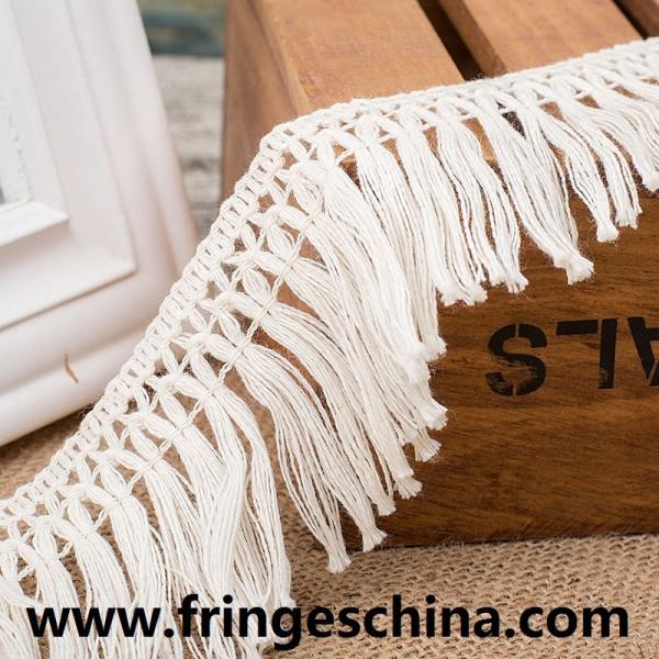 Hot selling handmade colorful hanging ball lace cotton trimmings tassels fringes