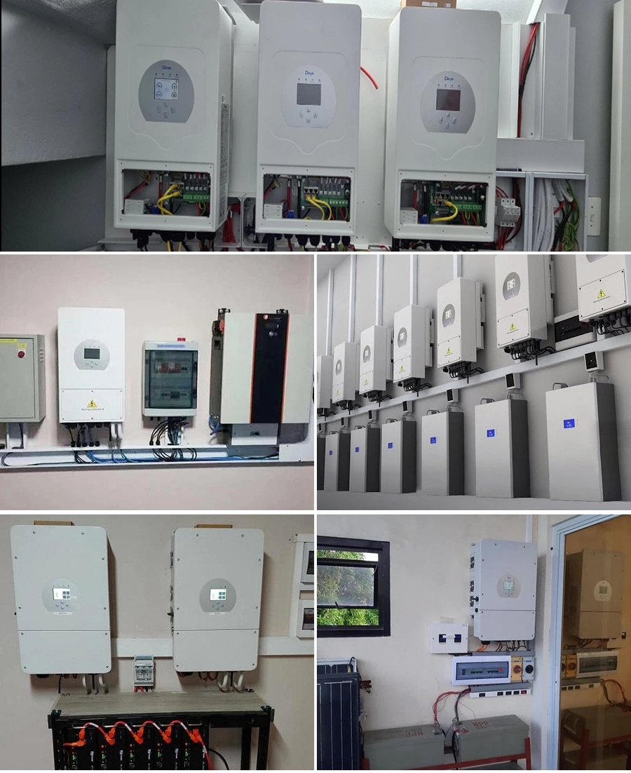 Custom 10kw 60v Hybrid Solar Inverter 40-60V Battery Voltage 2 Times Peak Power