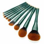 Jessup 9pcs Basic Makeup Brushes Set Trekking Green Color
