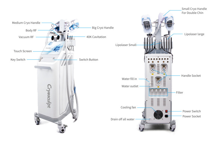 360° Cryolipolysis Fat Freezing CoolSculpting Body Slimming Weight Loss Machine