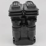 Small E306 Hydraulic Excavator Parts , Stroke Control Foot Hydraulic Pedal Valve