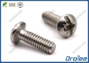Quality Stainless Steel Pozi Slotted Combo Drive Round Head Machine Screws wholesale