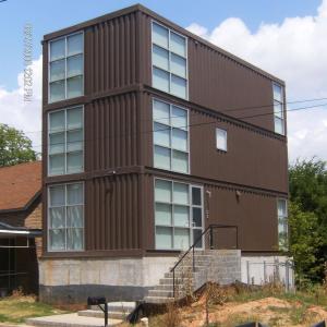 China 3 Layers Hotel Type Prefab Shipping Container Homes With Sun Glass Window on sale