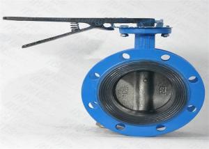Quality Cast Iron Flanged Butterfly Valve PN 1.0 Mpa Centerline Lightweight wholesale