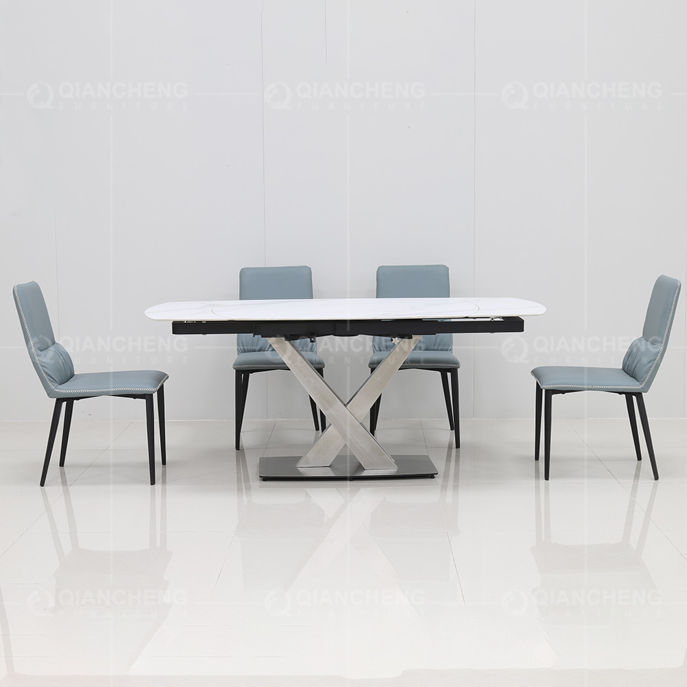 Qiancheng Marble Dining Table With Chairs