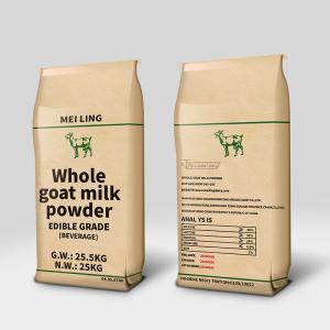 Quality Premium Full Fat Whole Raw Goat Milk Powder 25kg For Formula Ingredient wholesale