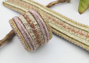 Quality Girls Shoes Decoration Accessories Colorful Beaded Elastic Band Trim wholesale