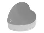 PVD Silver Plating Metal Houseware Zinc Alloy Heart Jewelry Box Rustproof