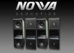 High Powered Line Array Speakers For Big Performance , Black Color