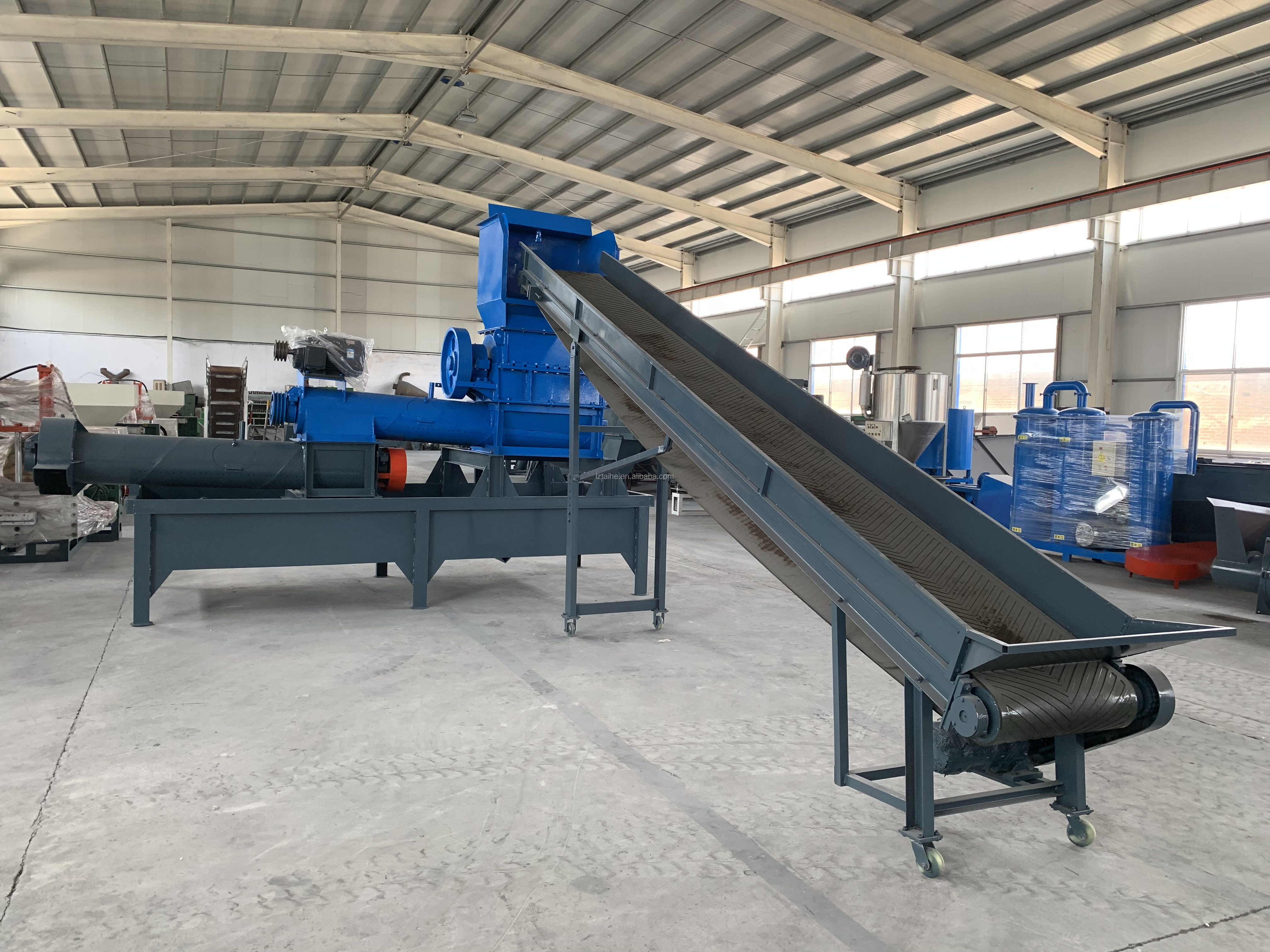 Custom Plastic Recycling Machine Automatic Plastic Bottle Recycling Machine