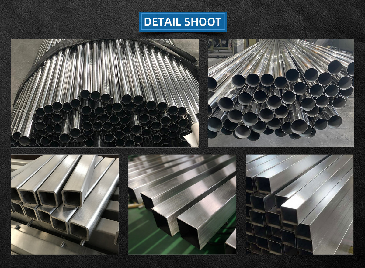 Welded Polished Stainless Steel Round Pipe 201 304 316 316l 420 430 904