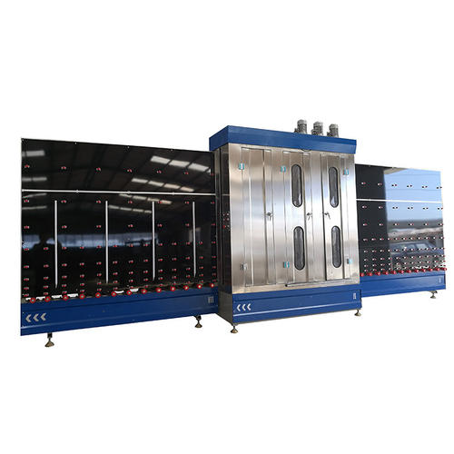 Vertical automatic glass washing and drying machinery insulated glass equipment glass cleaning machine