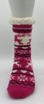 Double Layer Jacquard Soft Cozy Socks Snowflake Ladies Indoor Socks