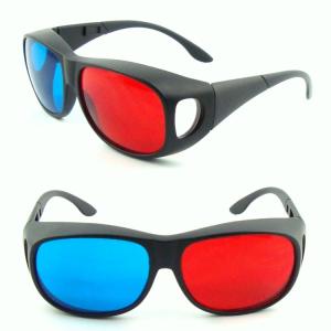 Quality 0.72mm TAC Lens Linear Polarized 3d Glasses Red Blue For Computer Games wholesale