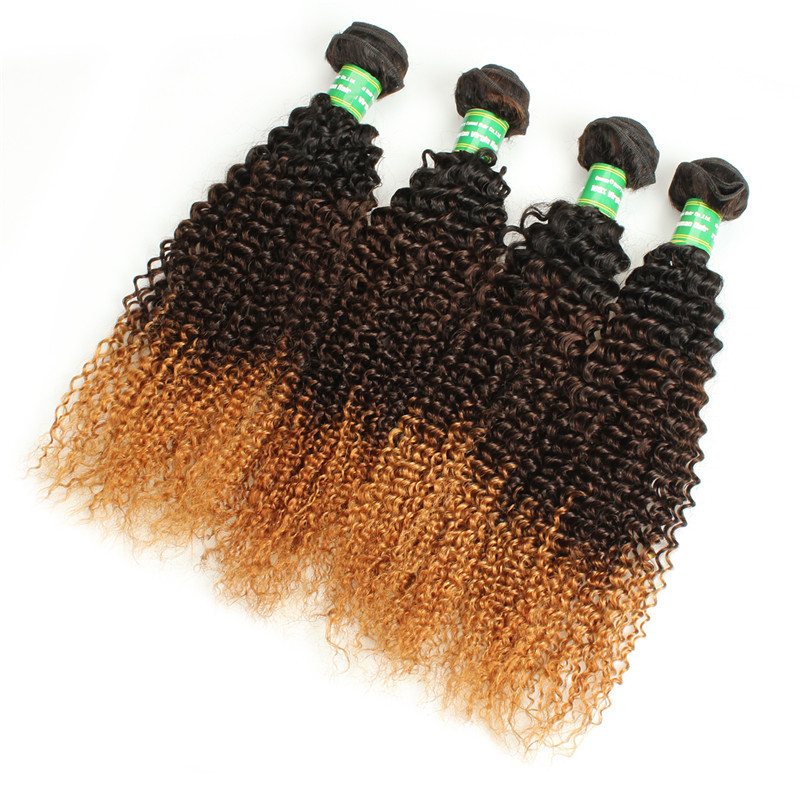 Superior Quality Strong Weft 8a Grade Virgin Hair Ombre Color Brazilian Hair Weft