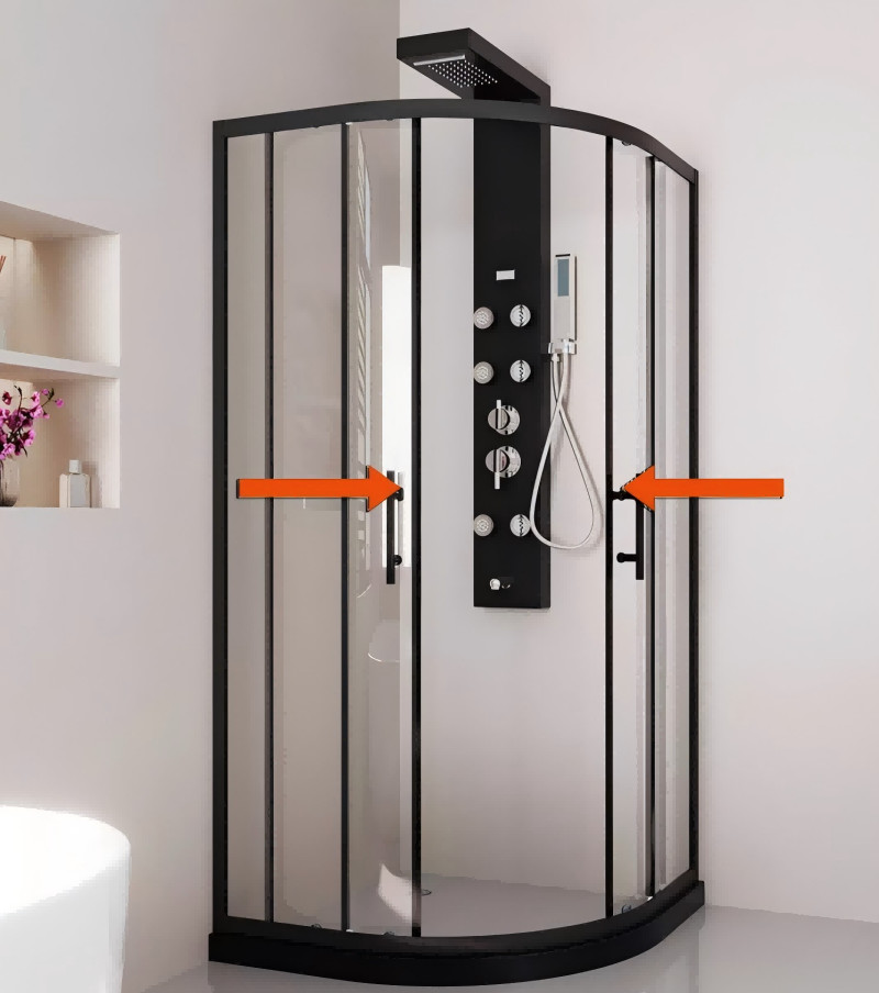 Customized Shower Screen Profile Easy Maintenance And Cleaning Rectangular