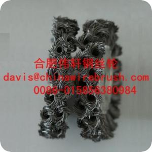 Quality Twist Knotted Wire Wheel Brush, Double Row wholesale