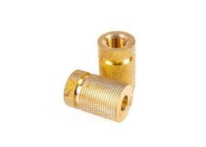 Quality Precision Insert Brass Knurled Thumb Nut , Equipment Parts Custom Brass Fasteners wholesale