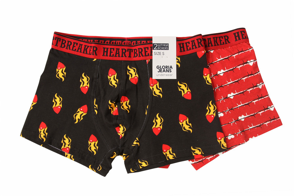 Stockpapa 95% Cotton 5% Spandex Men'S Printed Boxer Shorts