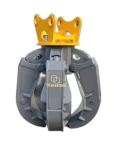 Hydraulic Log Grapple Construction Excavator Rotating Log Grab hydraulic grab