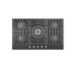 Tempered Glass Fashion 4 Burner Gas Hob Electronic Ignition