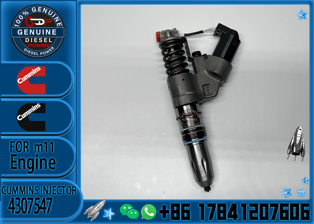 M11 ISM11 Diesel Engine Diesel Fuel Injector Assembly 3083863 3083871 4307547