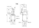Aluminum Alloy Industrial Limit Switches High Mechanical Strength Housing