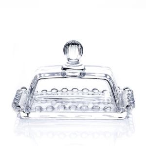 Quality Pearl Round Decorative Wholesale Factory Price High Quality Clear Butter Dish Set wholesale