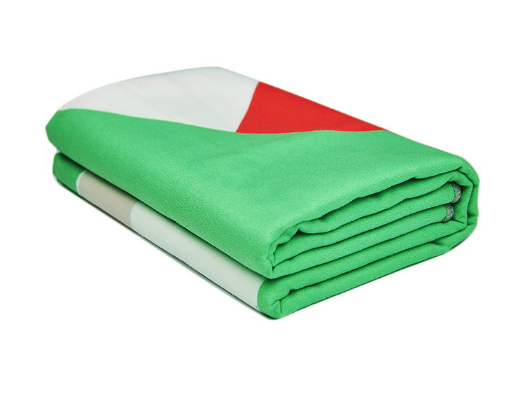 Colorful Custom Sublimated Towels , Mens Beach Towel Sublimation Non Stick Sand