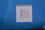 C179 White Palm print hinge lifter
